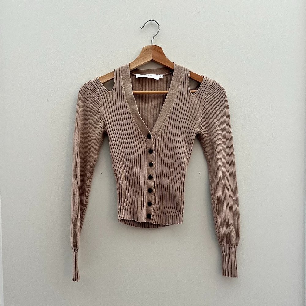 NWOT ASTR the label cold shoulder cardigan - Picture 5 of 8